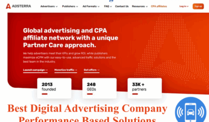 AdsTerra Advertising Network Review, CPM Rates in India, Real or Fake