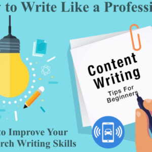 How to Write Like a Professional Author, Improve Writing Skills
